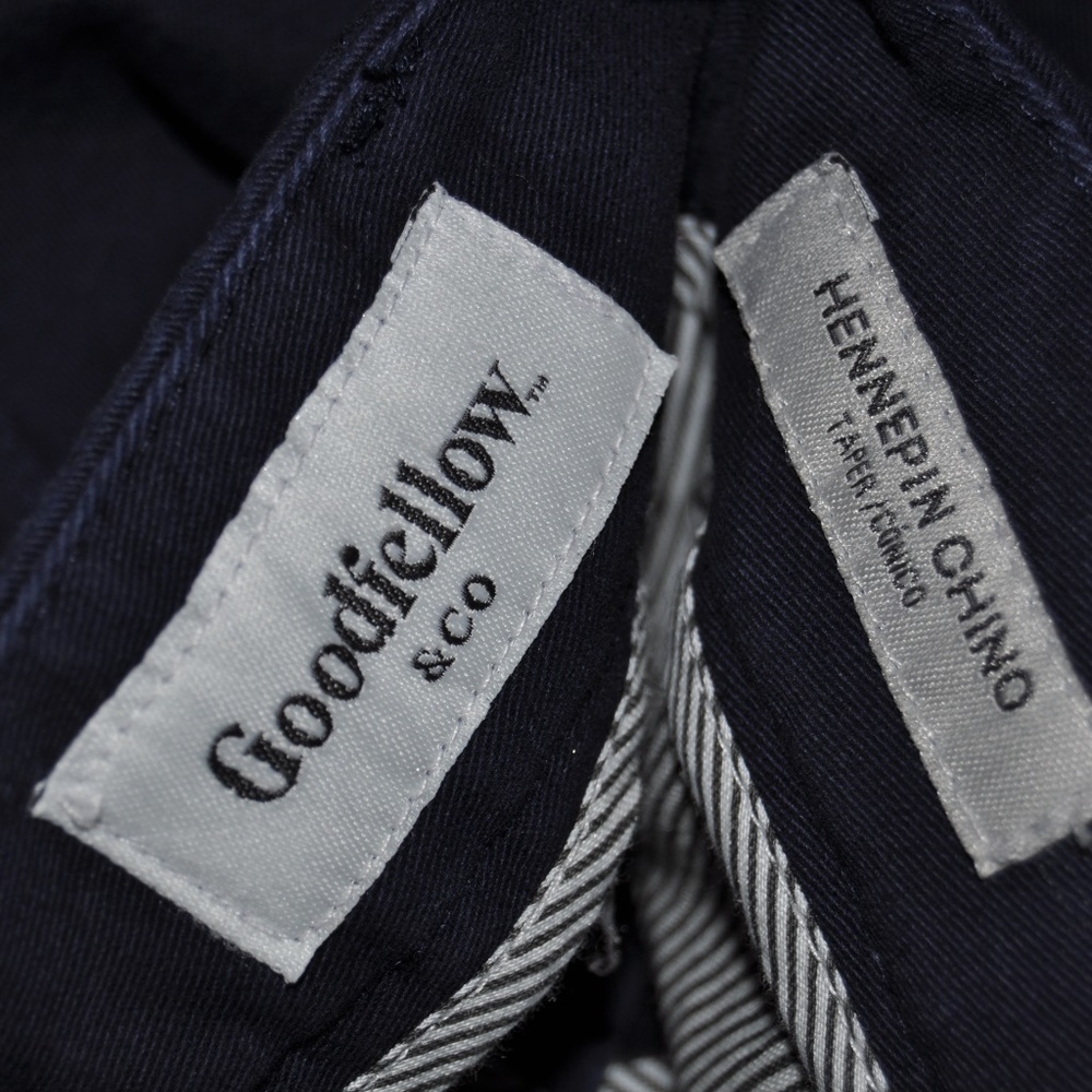 NEW Men's Navy Taper Fit Hennepin Chino Pants NWOT - Picture 7 of 8